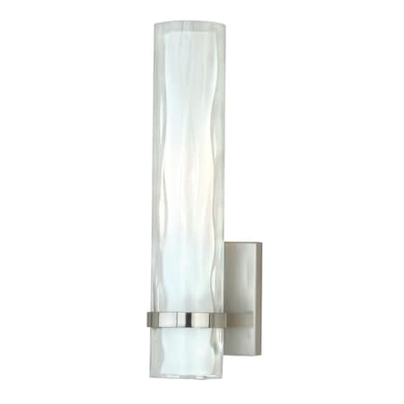 Perfecttwinkle Vilo 1L Wall Light - Satin Nickel PE832542